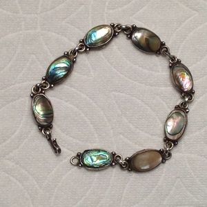 Silver & Abalone bracelet